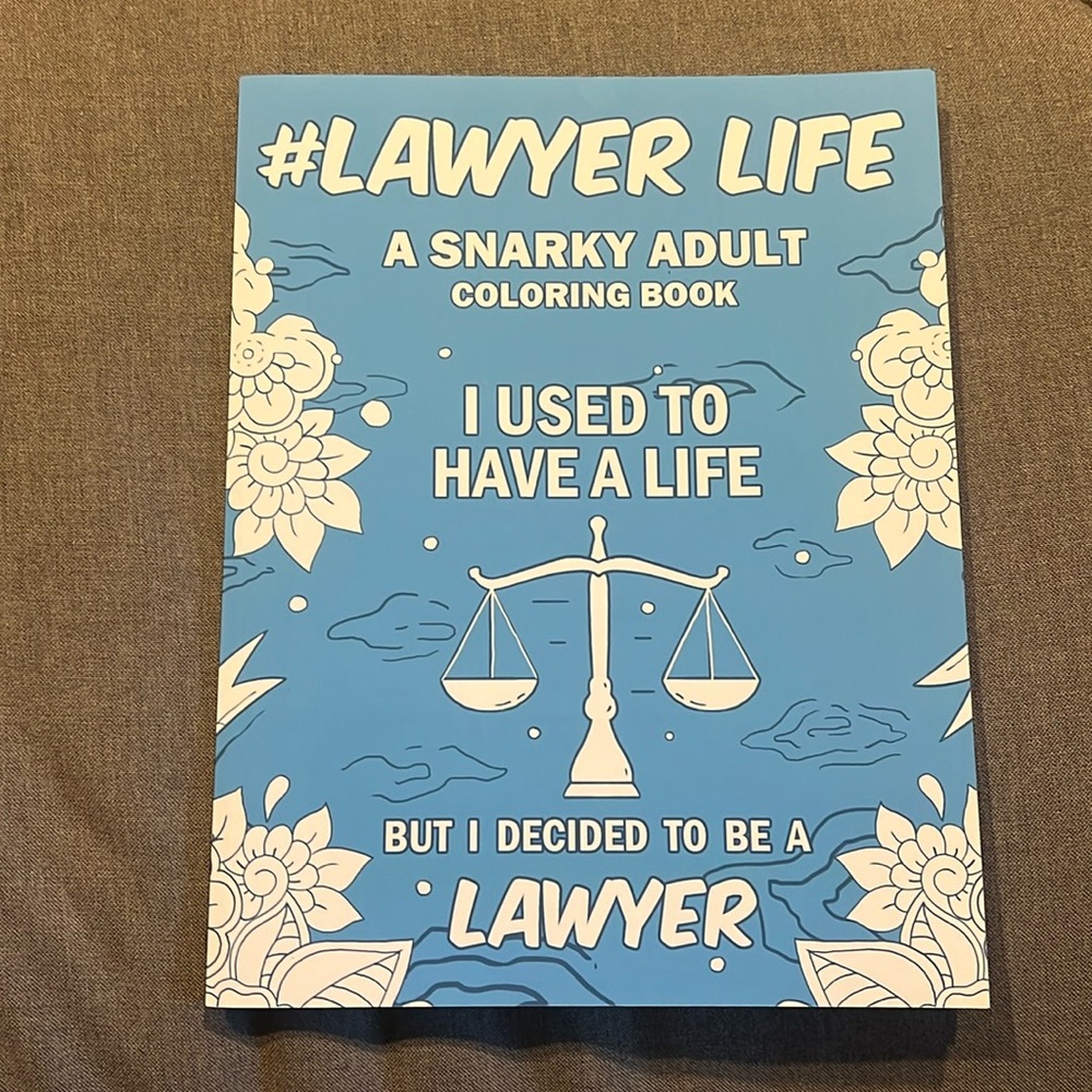 📚#LawyerLife Coloring Book